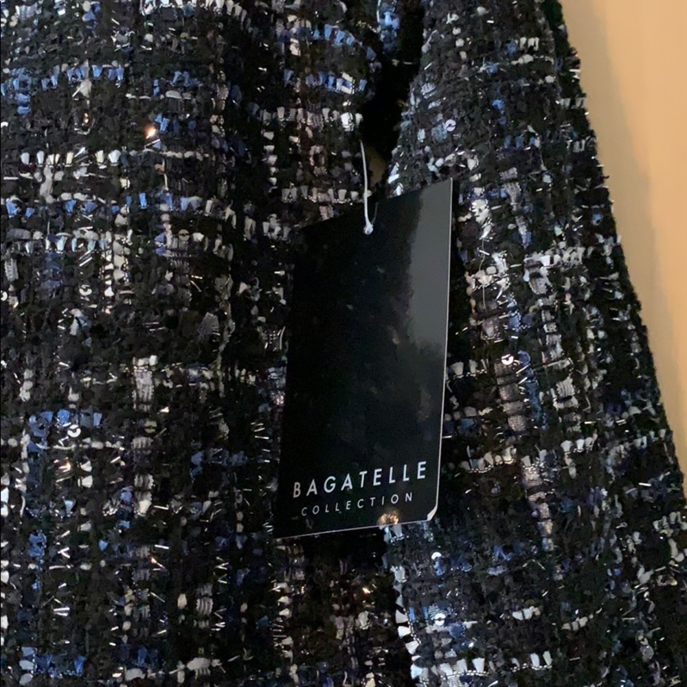 Bagatelle Metallic Women’s Tweed Jacket - Picture 2 of 5